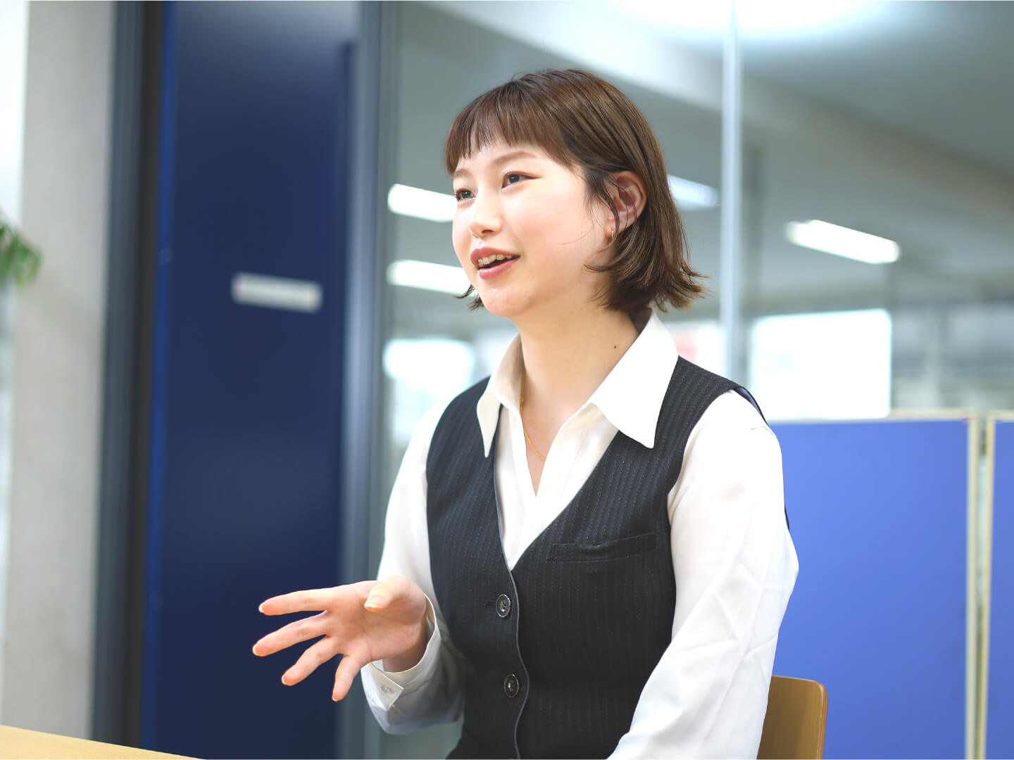 営業Sさんインタビュー風景