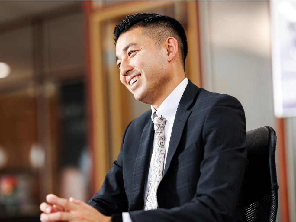 営業Sさんインタビュー風景