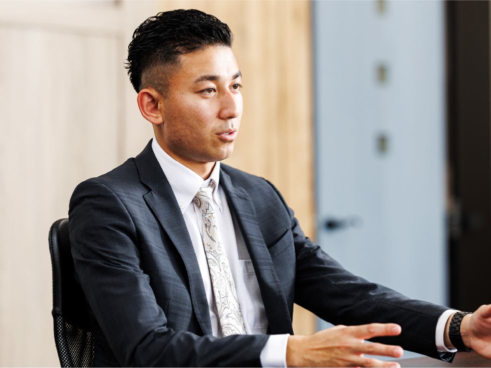 営業Sさんインタビュー風景