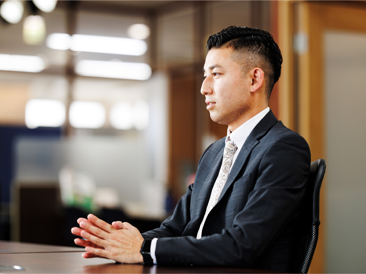 営業Sさんインタビュー風景